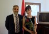 Elina Dunit iu akordua titulli i nderit- personalitet shqiptar i frankofonisë