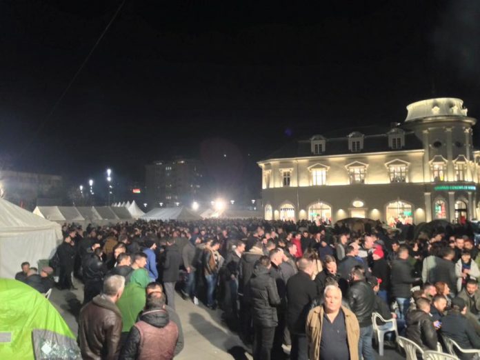 Ne protesten e VV ne Prishtine 2016