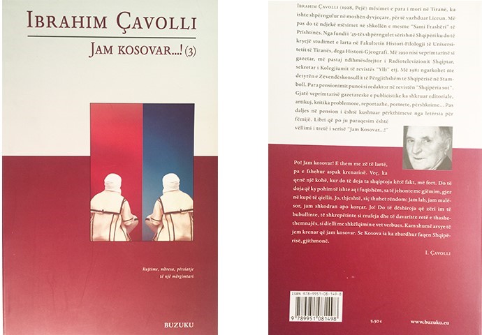 Pamje e librit të autorit Ibrahim Çavolli “Kujtime, mbresa, pershtatje, te nje mërgimtari”