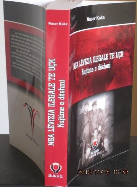 Pamje nga libri me kujtime e dëshmi të veprimtarit atdhetar Naser Kuka “NGA LËVIZJA ILEGALE TE UÇK”