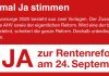 Reforma e pensioneve zvicerane 2020 fuqizon shtyllën kryesore të sigurisë sociale AHV/AVS!