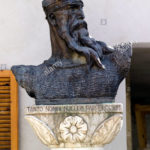 Giorgio kastriota skanderbeg bust villa badessa rosciano abruzzo italy AKFADX
