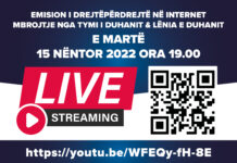Live EVENT: 15.11.2022 – Mbrojtje nga tymi i duhanit & lënia e duhanit