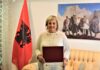 Mirënjohje për artisten Mimoza Nazarko nga Ambasada e Shqipërisë në Zvicër