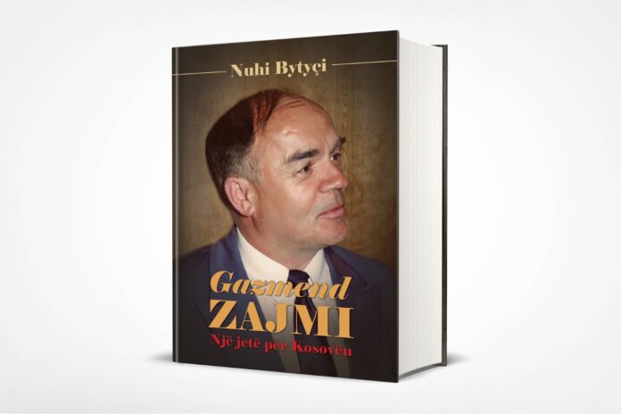 Nuhi Bytyçi - Kopertina e monografisë Gazmend Zajmi NJË JETË PËR KOSOVËN