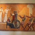 4) Murale me figura antike