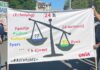 Demonstratë e madhe e ndërtimtarisë