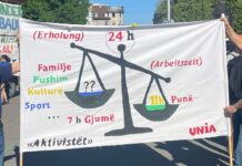 Demonstratë e madhe e ndërtimtarisë