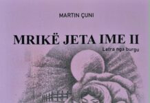 Promovimi i veprës së radhës së Martin Çunit: «Mrikë jeta ime» Ballina e librit te Martin Cunit Mrike jeta ime