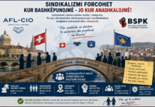 Profesionistët sindikal te diasporës shqiptare dhe sindikatat e vendit amë Sindkate e Kosoves dhe diaspora